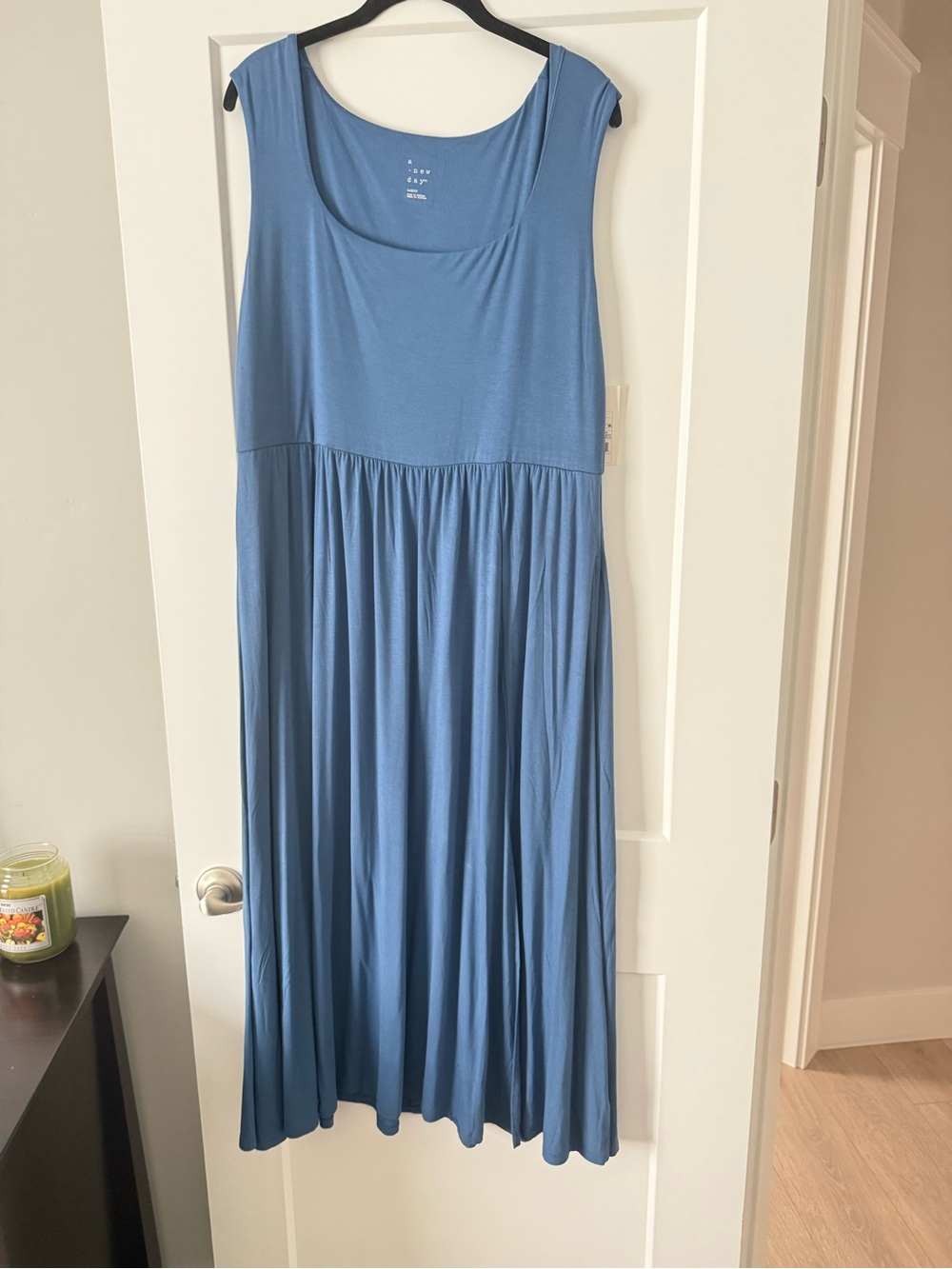 Target Blue Sleeveless Maxi Dress